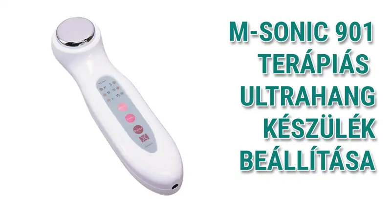 M-Sonic 901 terápiás ultrahang beállítása